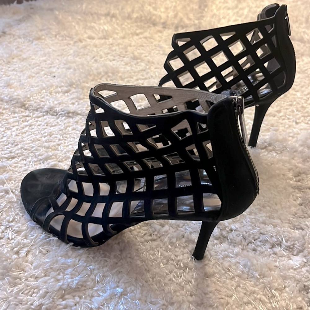 Michael Kors Suede Cage bootie